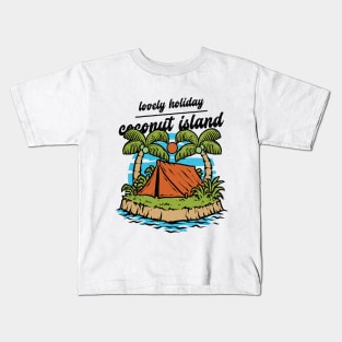 COCONUT ISLAND Kids T-Shirt